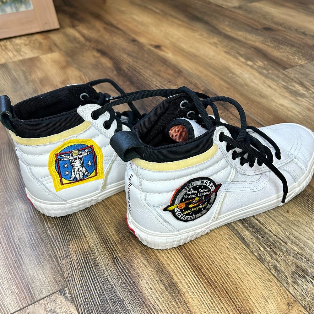Vans NASA Sneakers High Top SK8-Hi 46 MTE DX Space Voyager White 10.5 - Picture 5 of 16